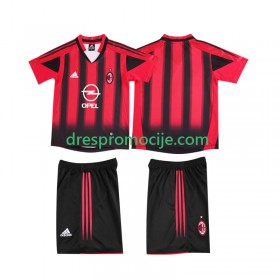 A.C. Milan 2004 Dres Retro Dječji Domaći 2005 Kratkih Rukava